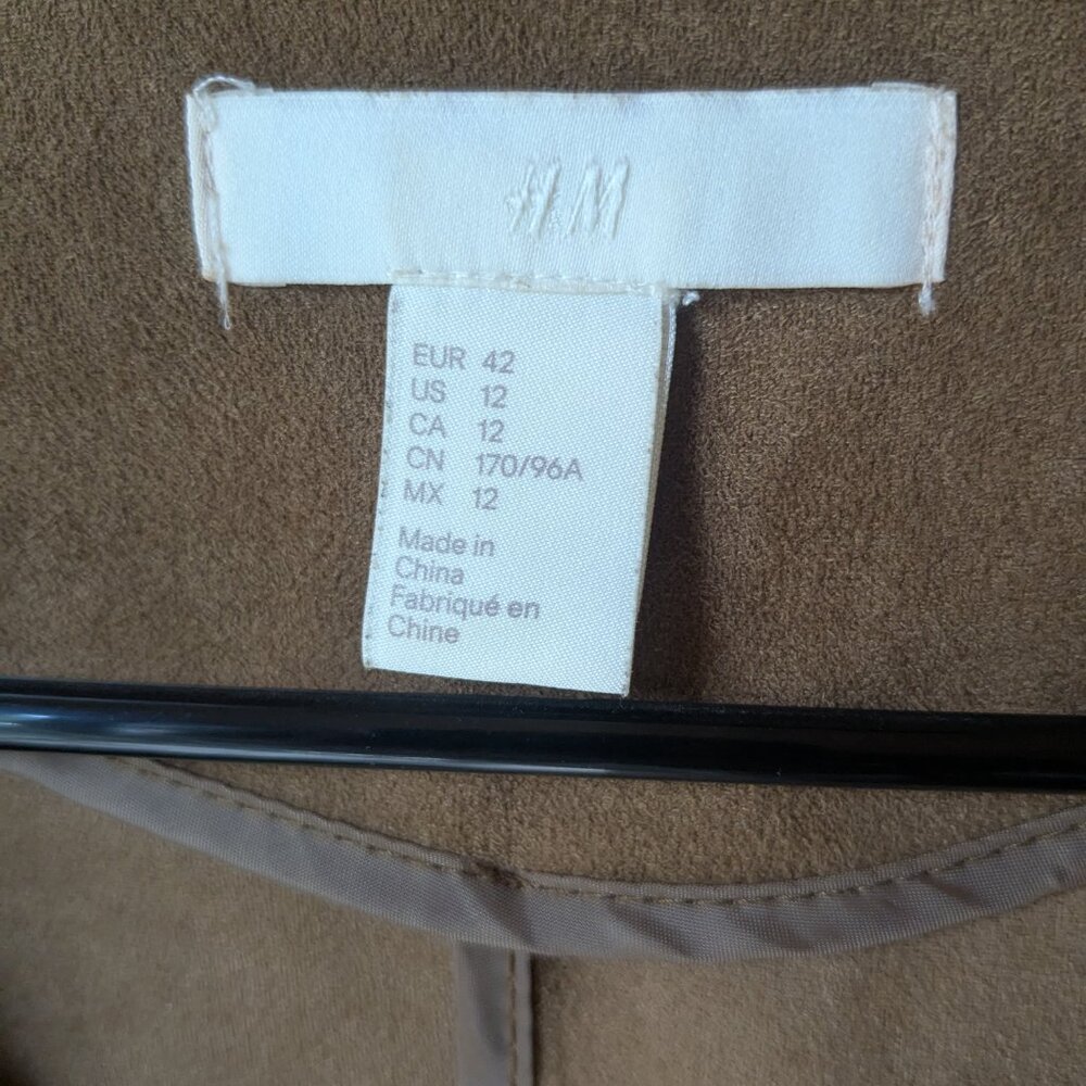 H&M Camel Color Open Front Blazer - image 2